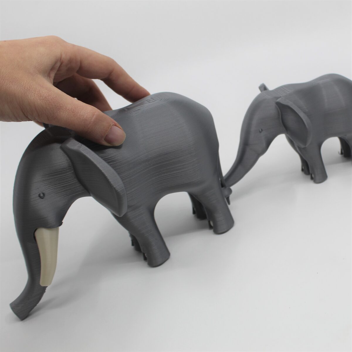 African Elephant Mama & Babies - thumbnail 8